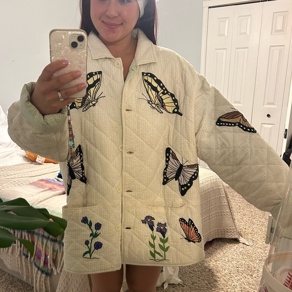 Butterfly quilt patch magic Jacket